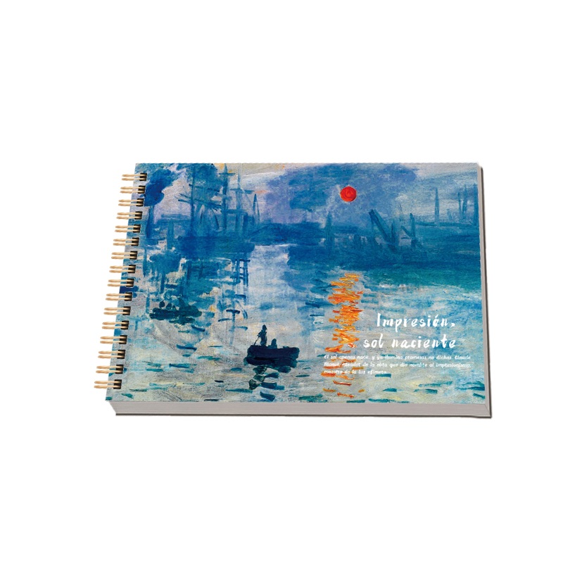 Monet Painting Cover Sketchbook
